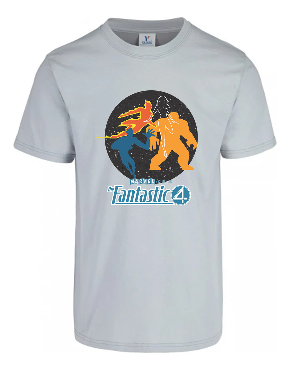 Remera: Los 4 Fantasticos Siluetas Memoestampados - Imagen 10