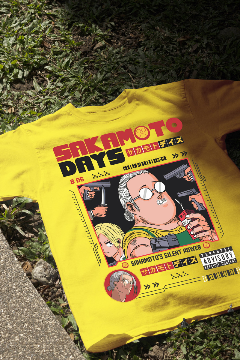 Remera: Sakamoto Days Memoestampados - Imagen 6