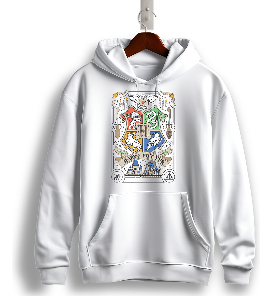 Canguro Harry Potter Simbolos Memoestampados - Imagen 6