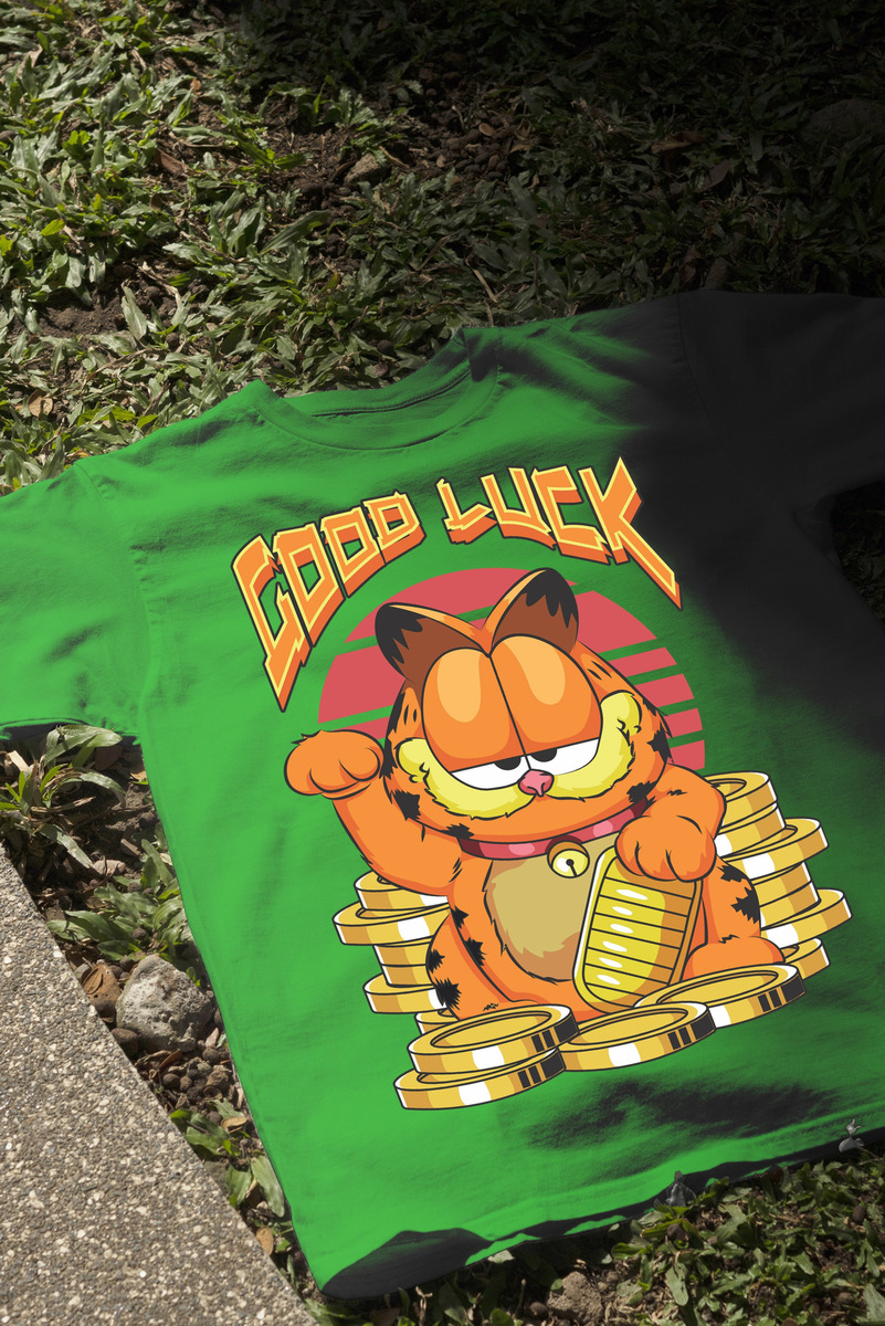 Remera: Good Luck Garfield Memoestampados - Imagen 28