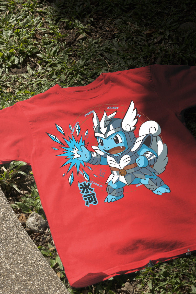 Remera: Seiya Cisne Squirtle Pokemon Memoestampados - Imagen 28