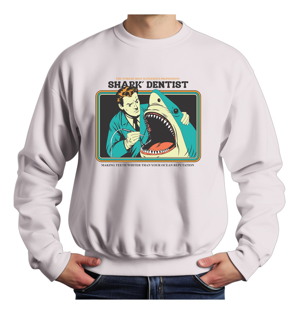 Buzo Shark Dentist Memoestampados - Imagen 5