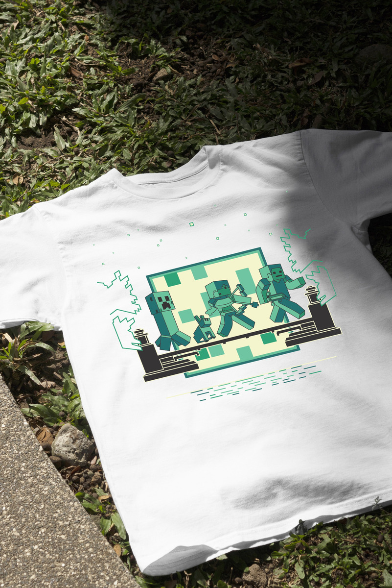 Remera: Hakuna Minecraft Memoestampados - Imagen 12