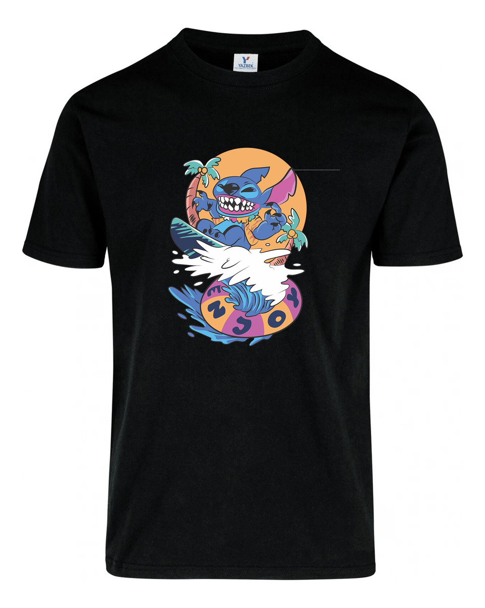 Remera: Stitch Surf Memoestampados
