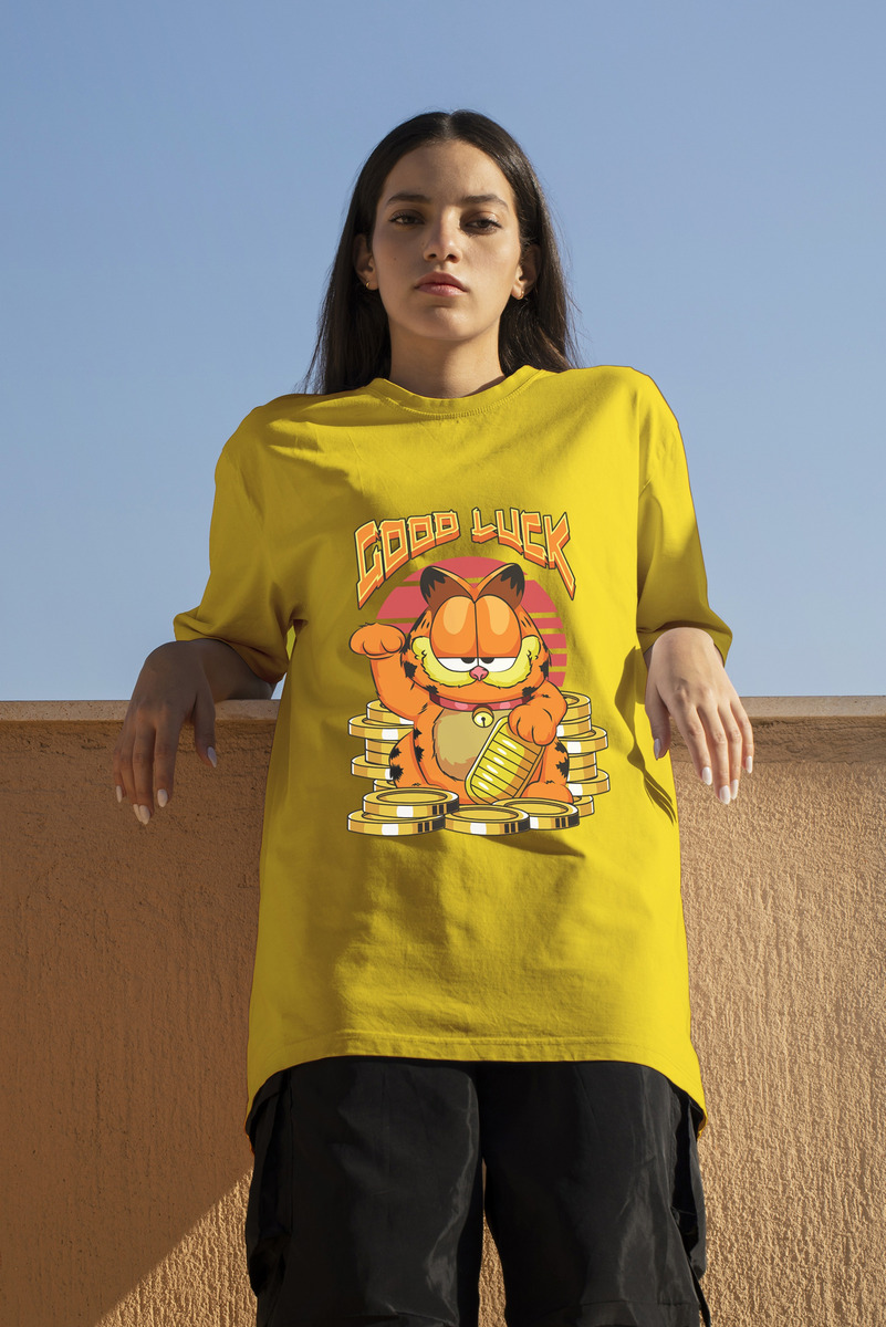 Remera: Good Luck Garfield Memoestampados - Imagen 7