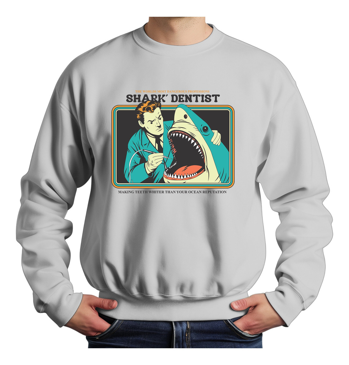 Buzo Shark Dentist Memoestampados - Imagen 8