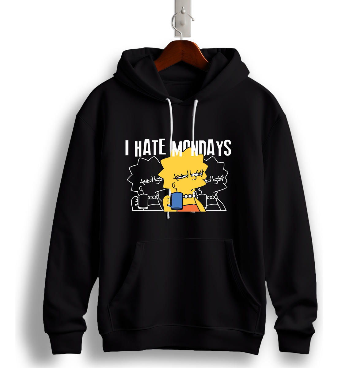 Canguro Lisa I Hate Mondays Memoestampados - Imagen 3