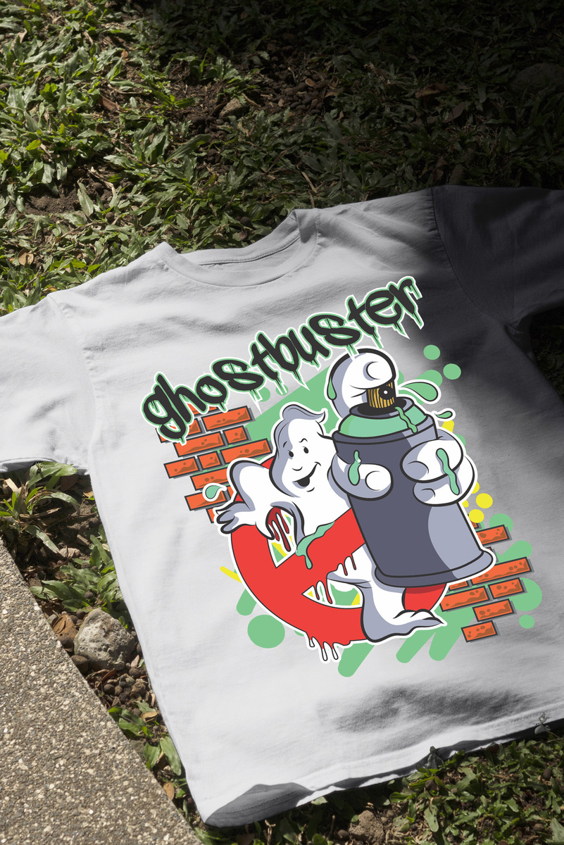 Remera: Ghostbuster Graffiti Memoestampados - Imagen 15