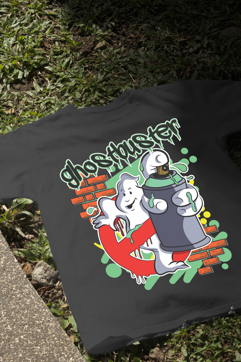 Remera: Ghostbuster Graffiti Memoestampados - Imagen 3