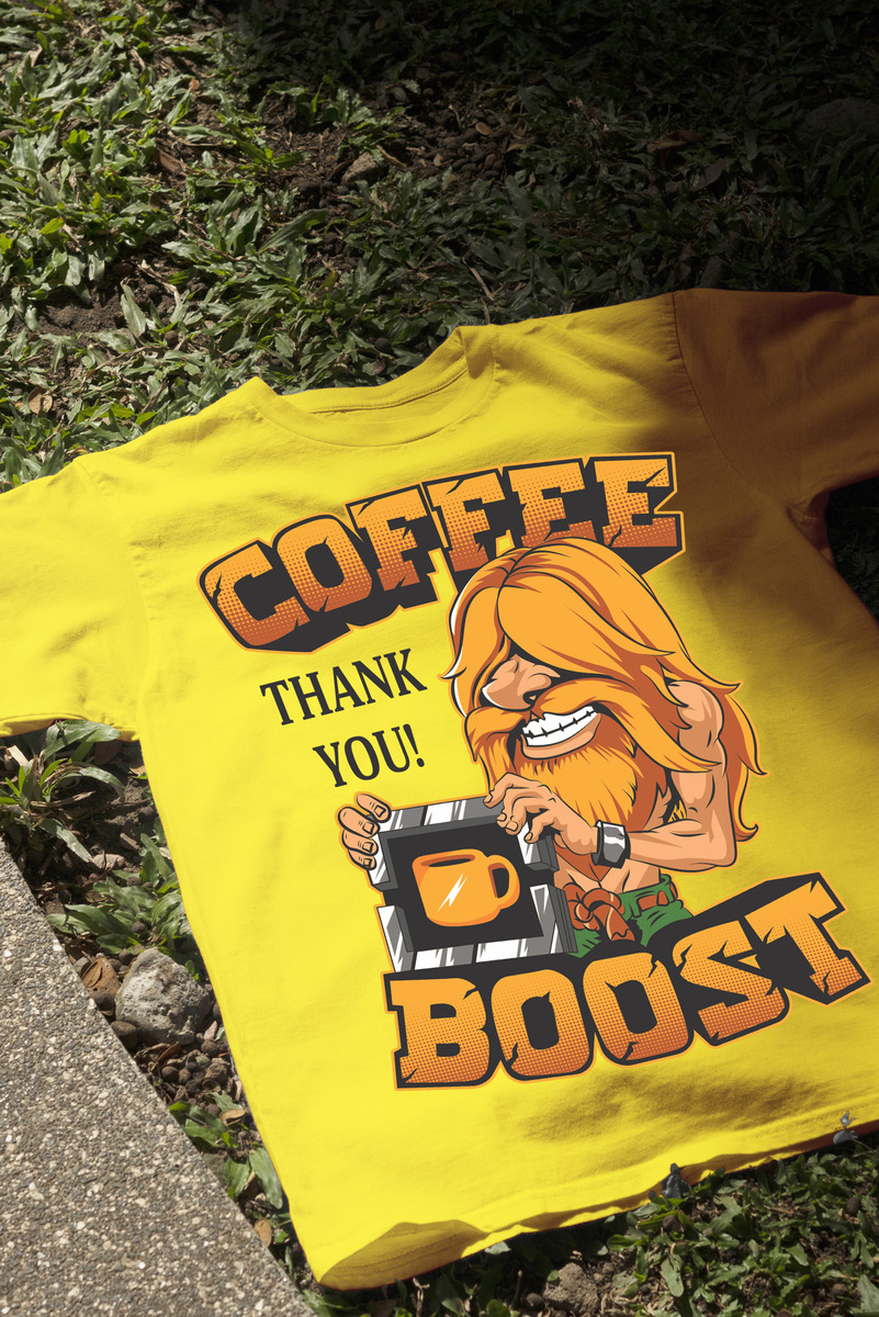 Remera: Coffee Boost Memoestampados - Imagen 6