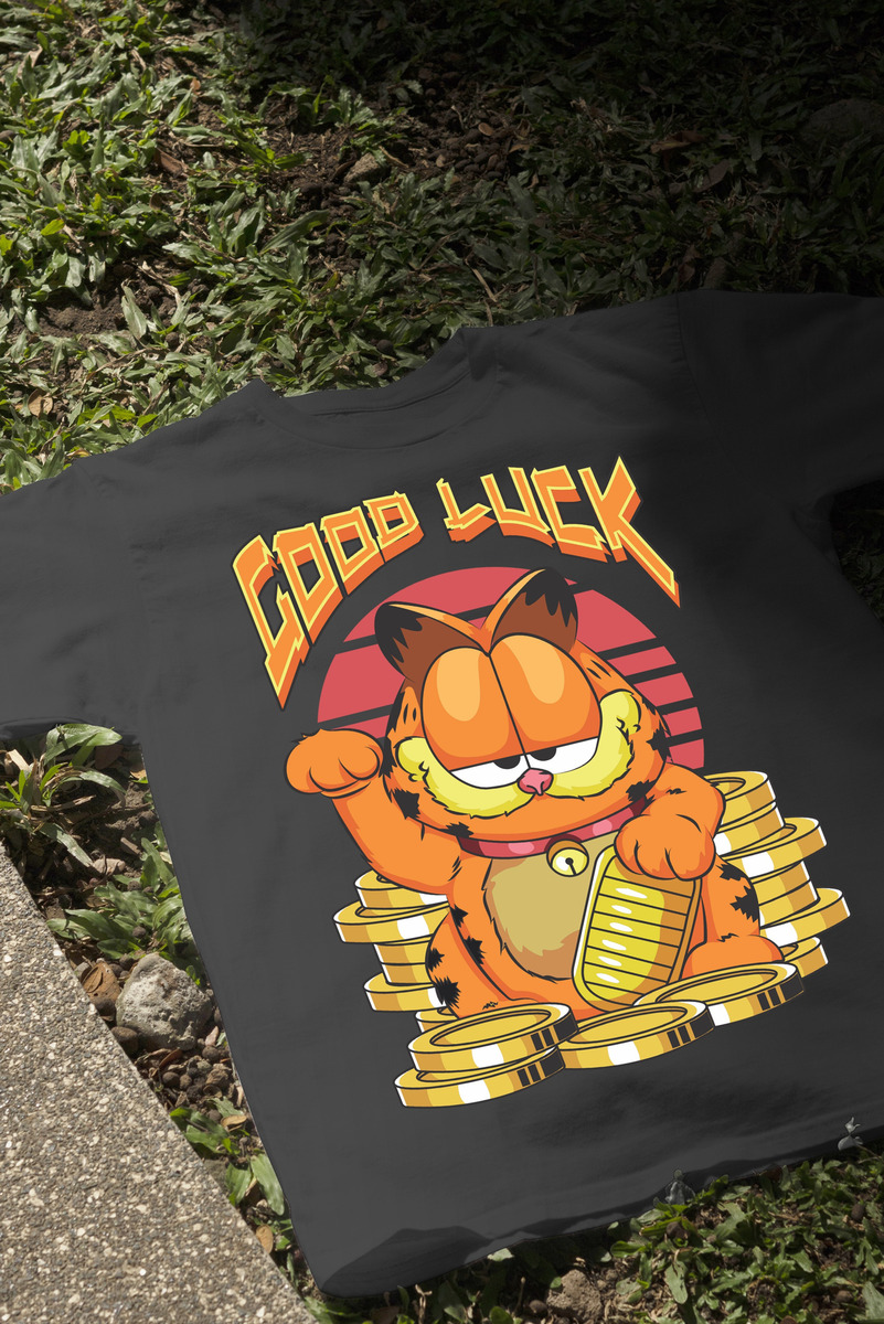 Remera: Good Luck Garfield Memoestampados - Imagen 4