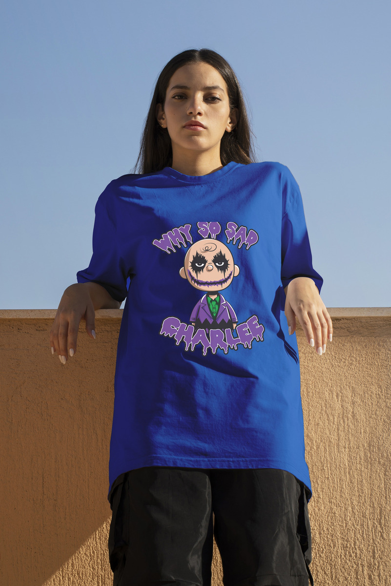 Remera: Why So Sad Charlee Memoestampados - Imagen 8