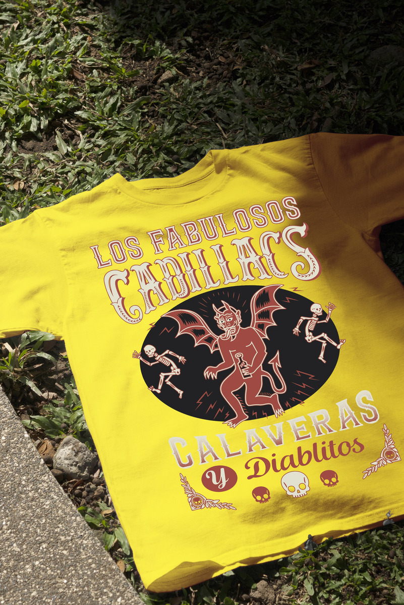 Remera: Los Fabulos Cadillacs Memoestampados - Imagen 6