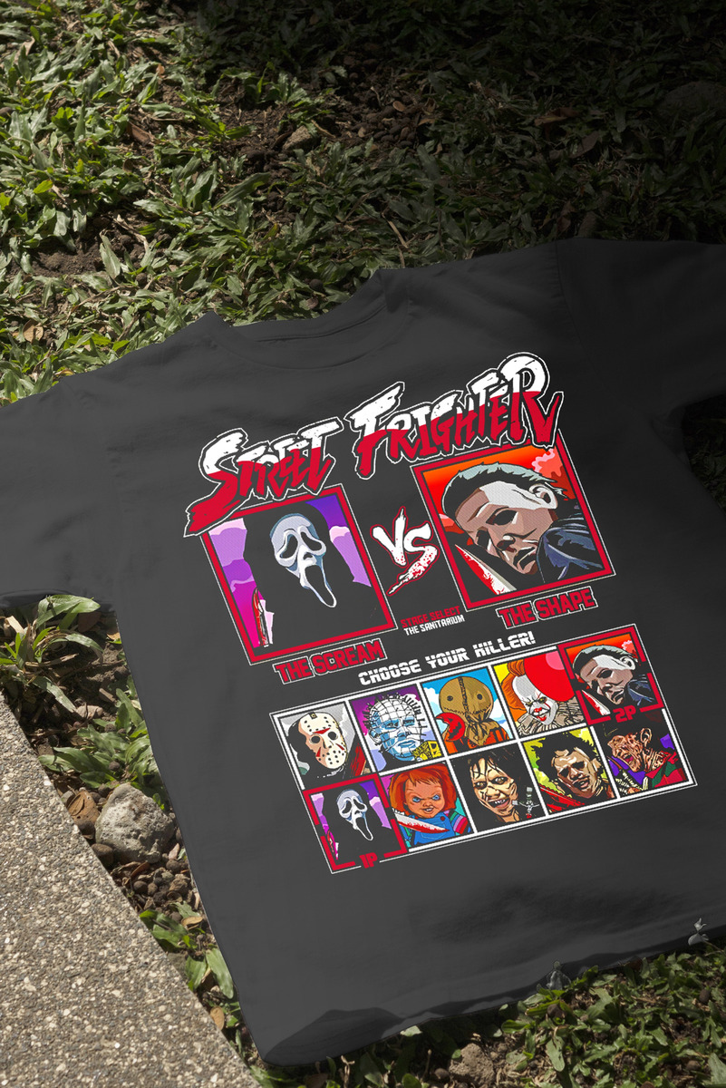 Remera: Street Horror Fighter Memoestampados - Imagen 3