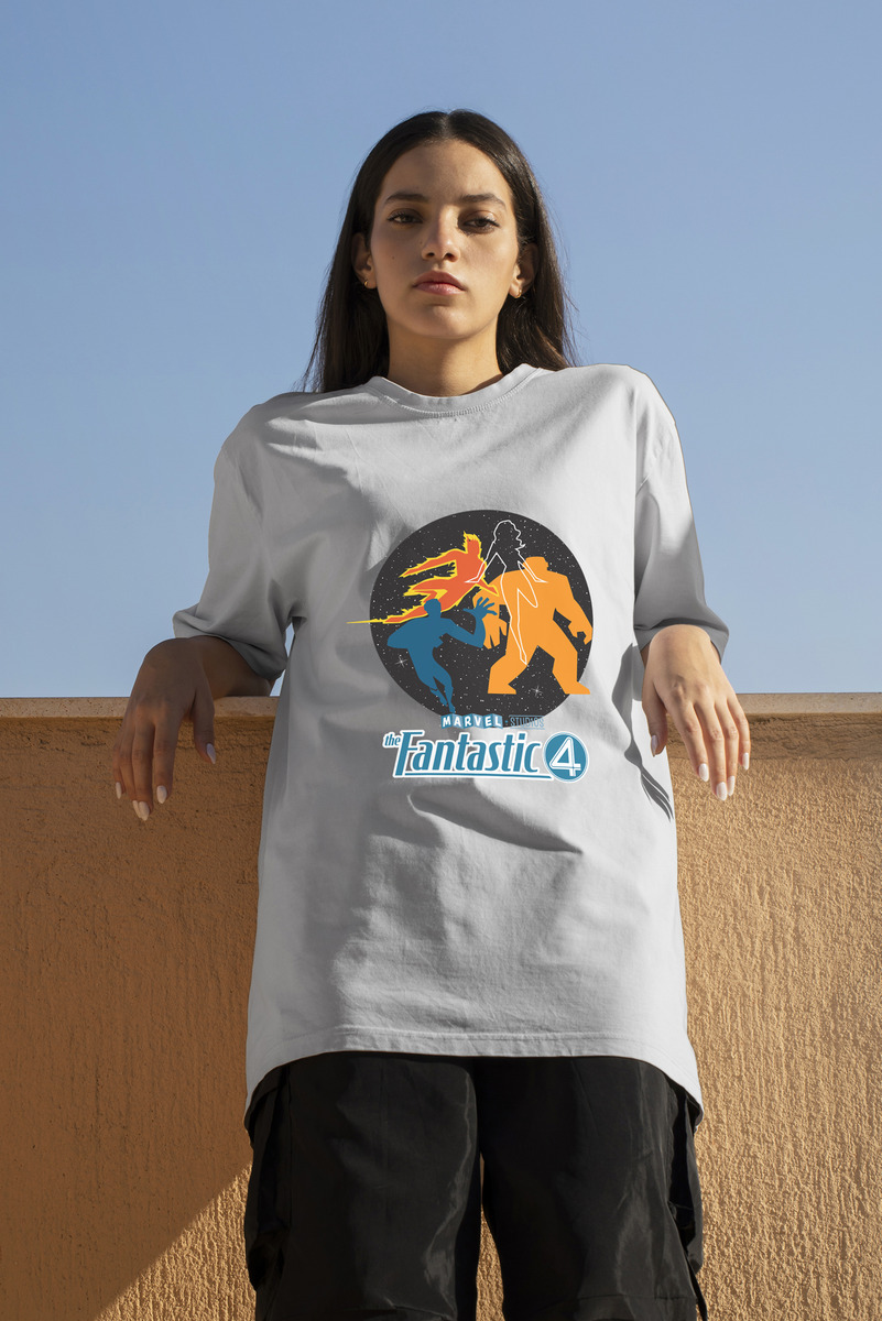Remera: Los 4 Fantasticos Siluetas Memoestampados - Imagen 14