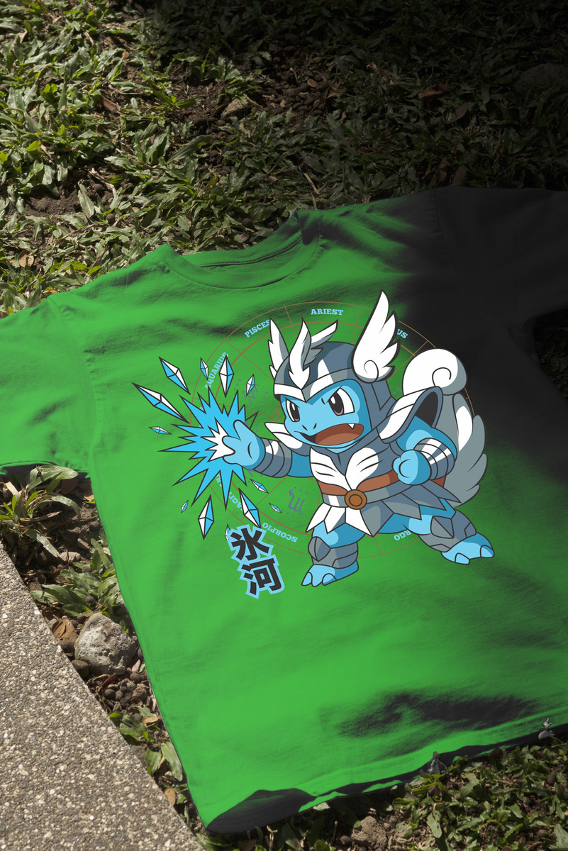 Remera: Seiya Cisne Squirtle Pokemon Memoestampados - Imagen 32