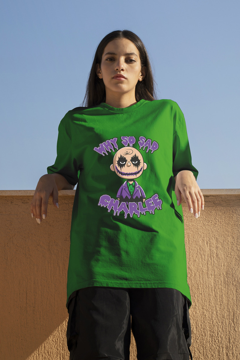 Remera: Why So Sad Charlee Memoestampados - Imagen 20