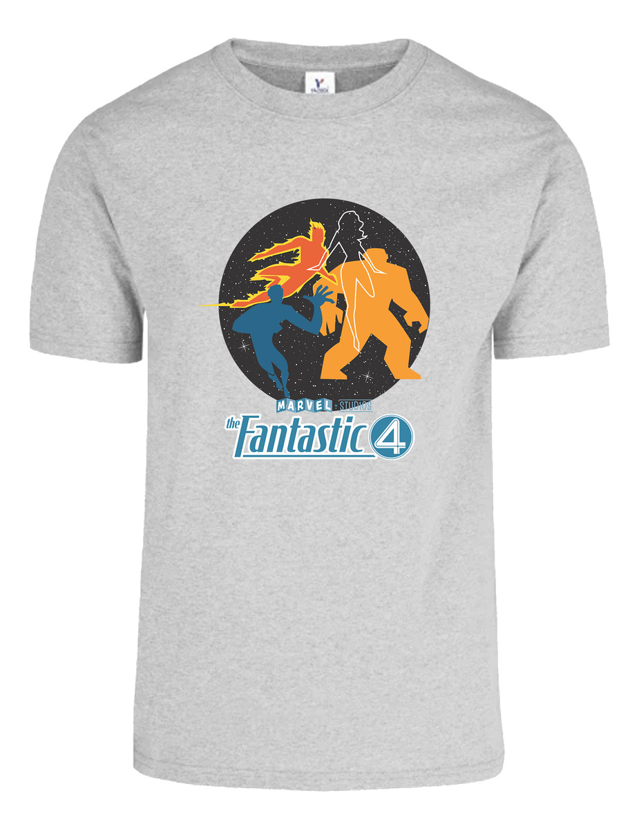 Remera: Los 4 Fantasticos Siluetas Memoestampados - Imagen 13