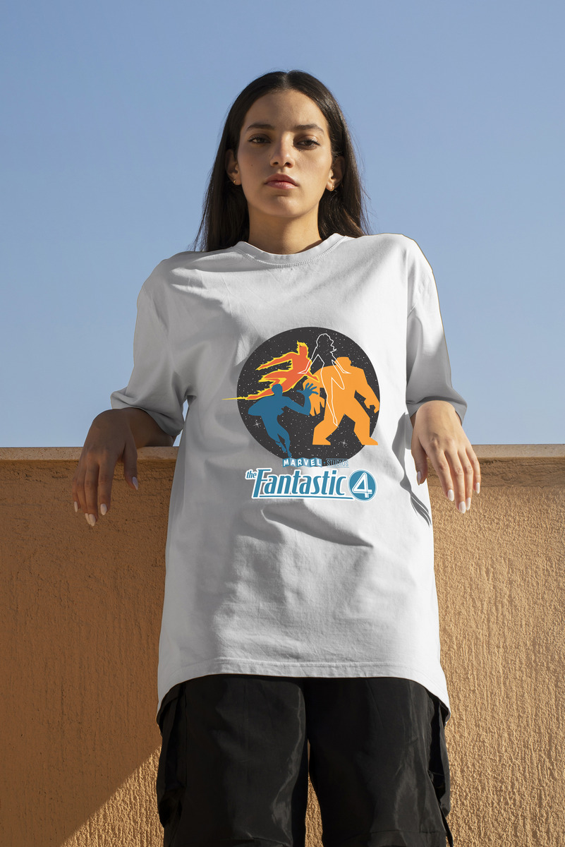 Remera: Los 4 Fantasticos Siluetas Memoestampados - Imagen 11