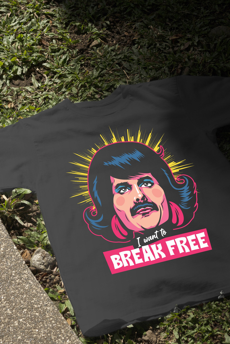 Remera: I Want To Break Free Memoestampados - Imagen 3
