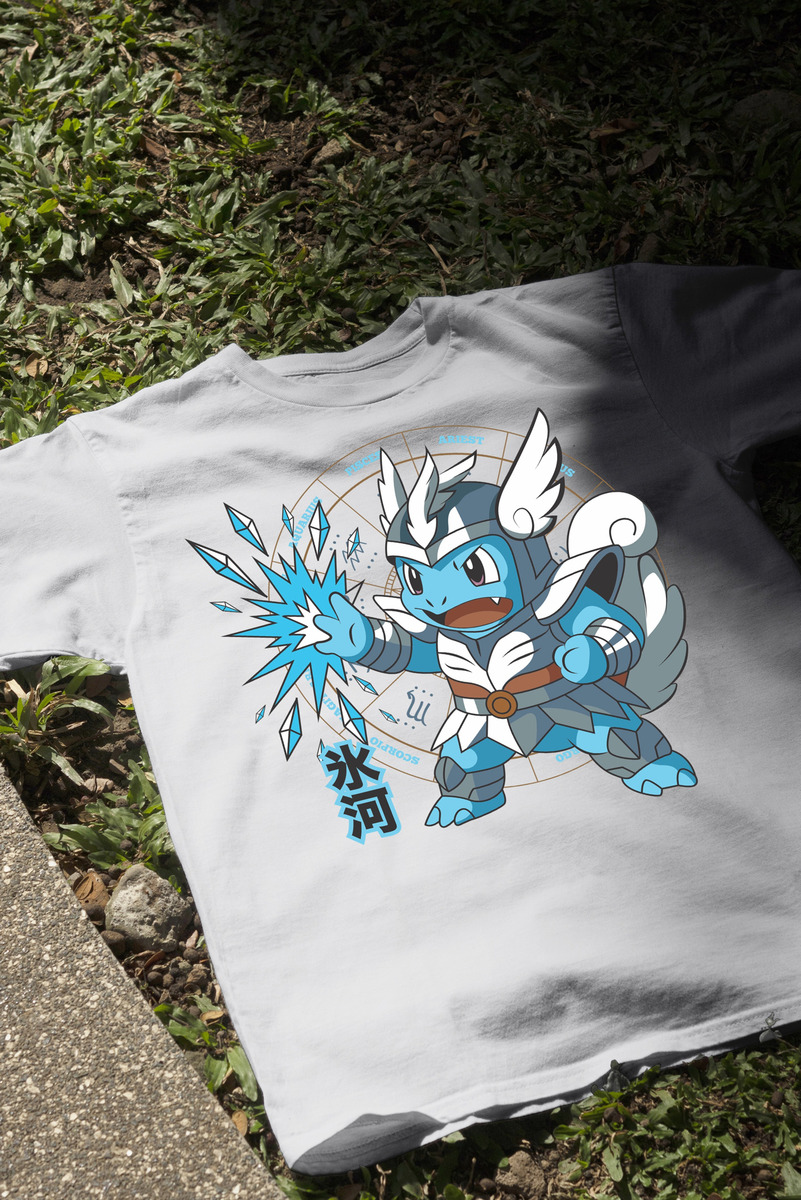 Remera: Seiya Cisne Squirtle Pokemon Memoestampados - Imagen 24
