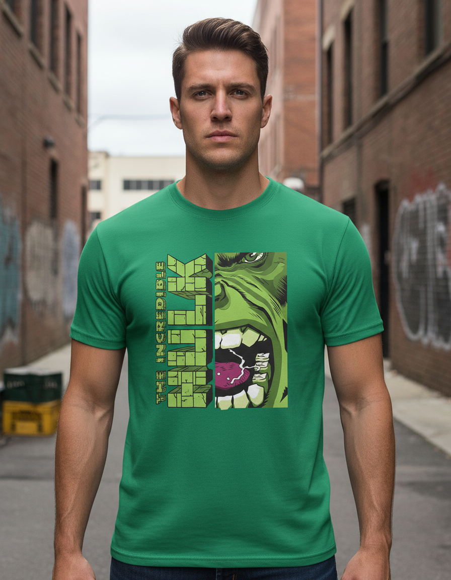 Remera: The Incredible Hulk Memoestampados - Imagen 14