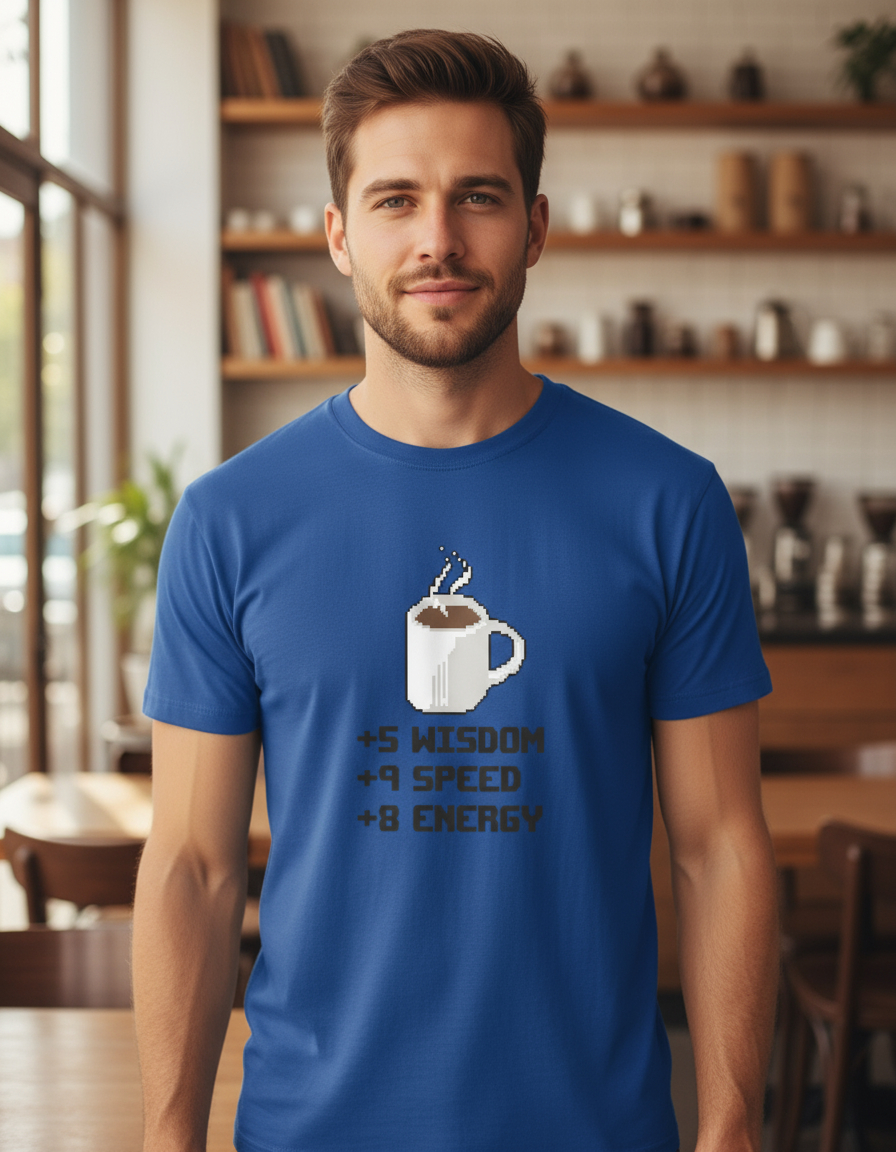 Remera: Coffe Powerup Memoestampados - Imagen 5