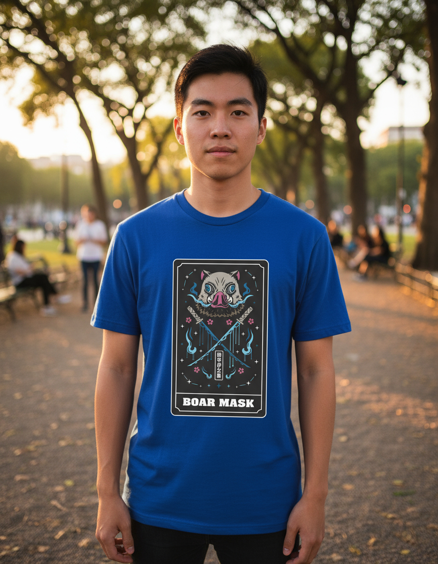 Remera: Boar Mask Inosuke Memoestampados - Imagen 3