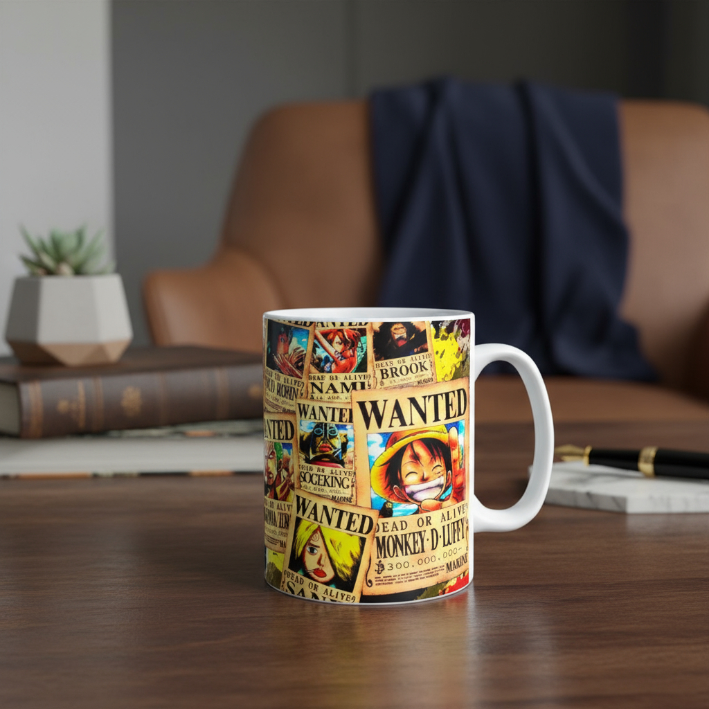 Taza Personalizada Diseño One Piece Serie Anime T474