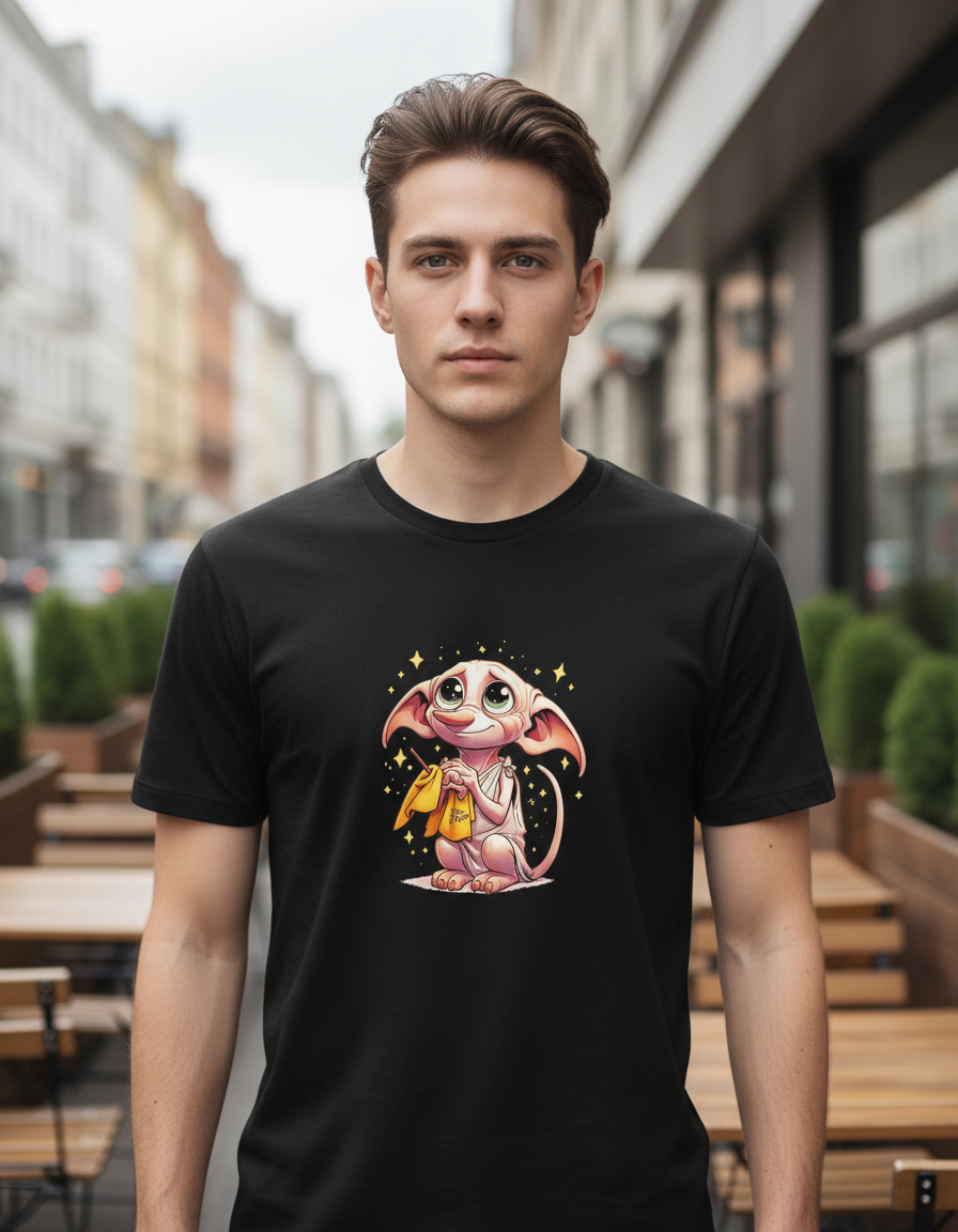 Remera: Dobby Harry Potter Memoestampados