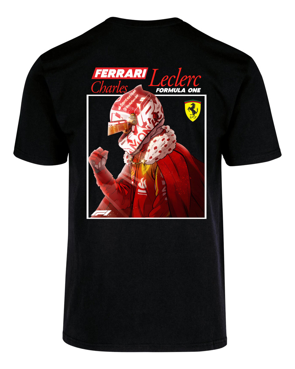 Remera: Charles Leclerc F1 03 Memoestampados - Imagen 2