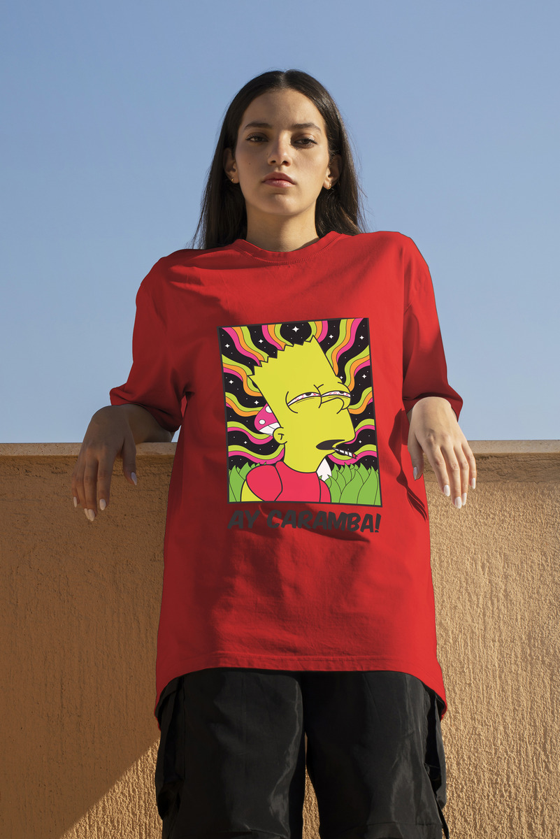 Remera: Bart Ay Caramba 02 Memoestampados - Imagen 17