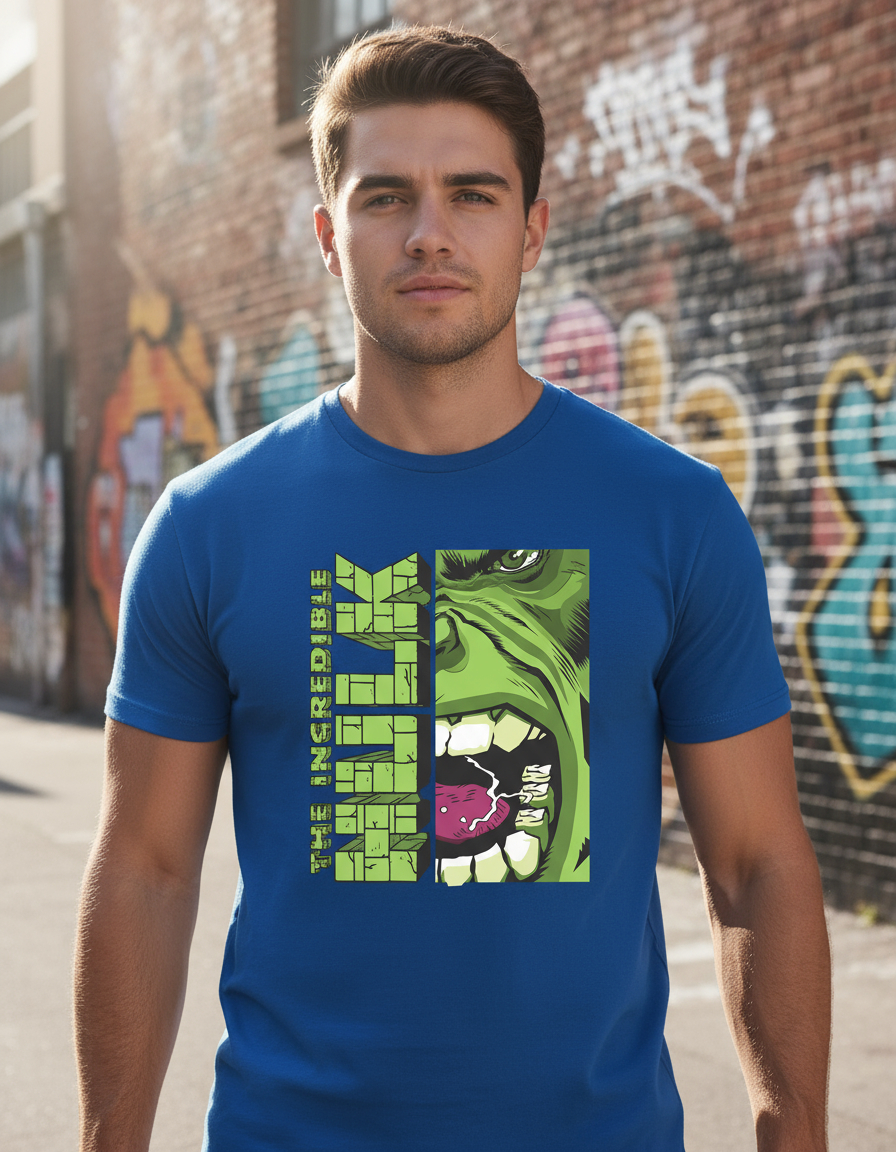 Remera: The Incredible Hulk Memoestampados - Imagen 8