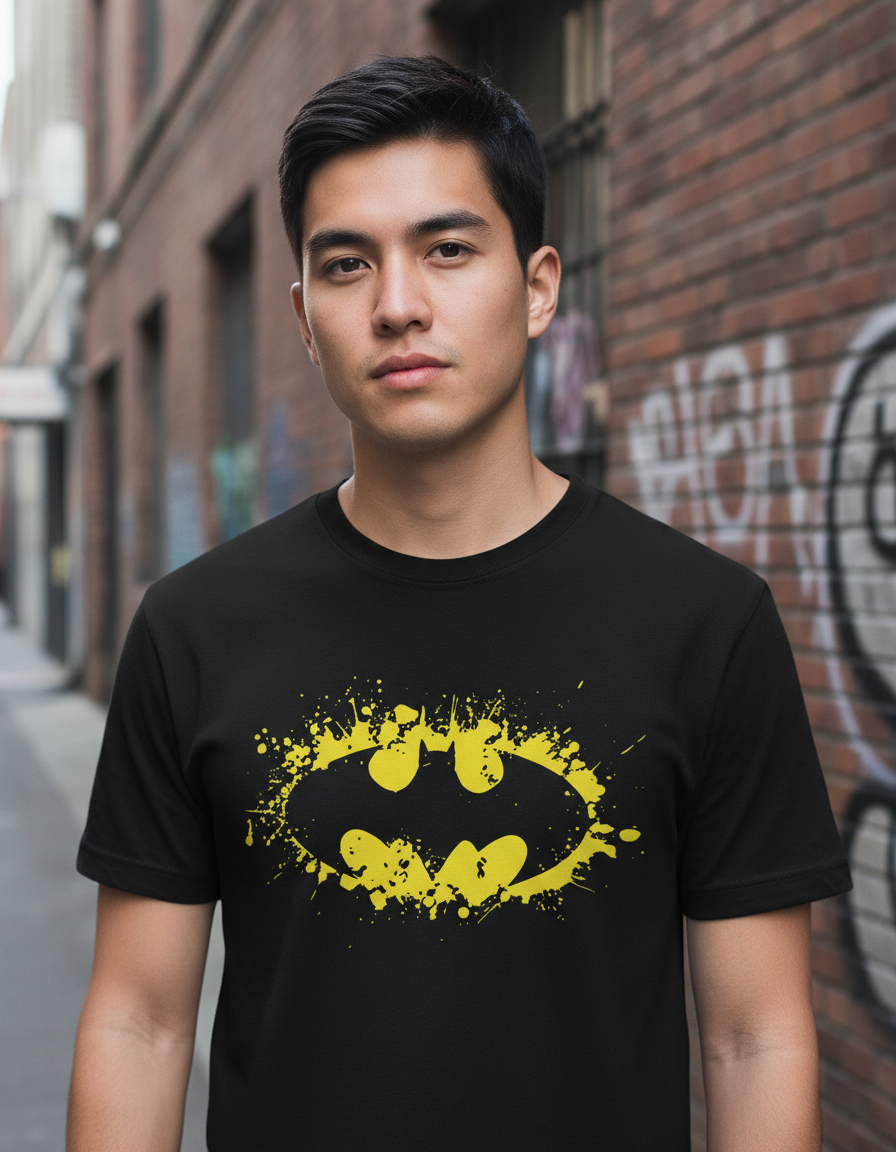 Remera Batman Logo Memoestampados - Imagen 3