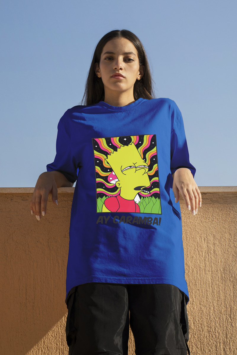Remera: Bart Ay Caramba 02 Memoestampados - Imagen 8