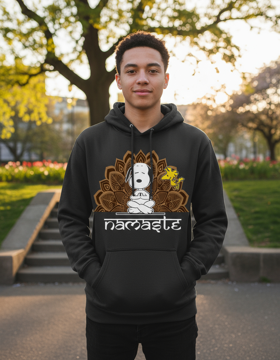 Canguro Snoopy Namaste Memoestampados - Imagen 2
