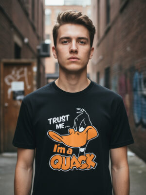 Remera: Trust Me Pato Lucas Memoestampados