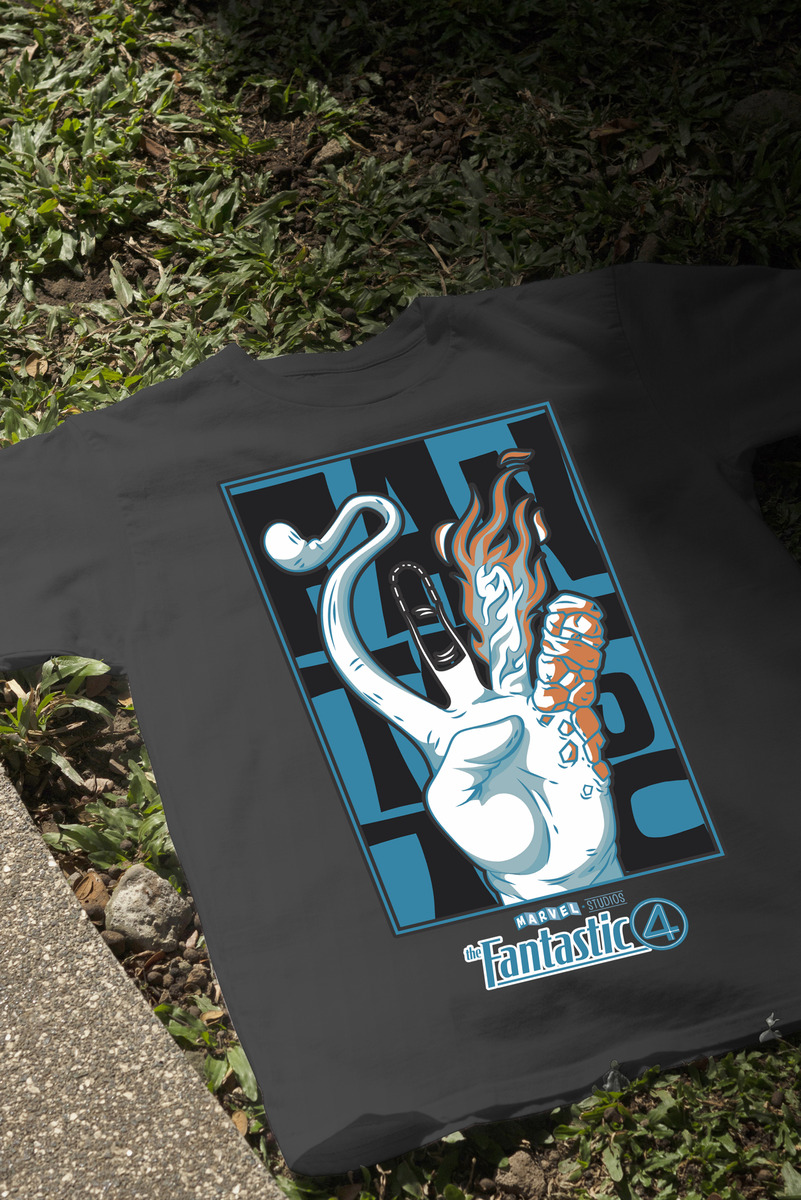 Remera : Fantastic 4 Hand Memoestampados - Imagen 3