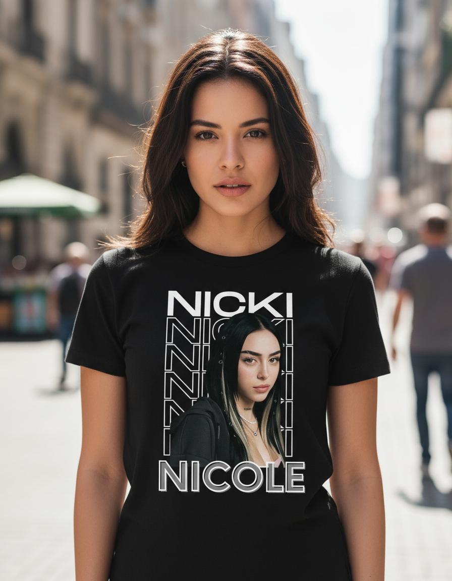 Remera: Nicki Nicole 02 Memoestampados