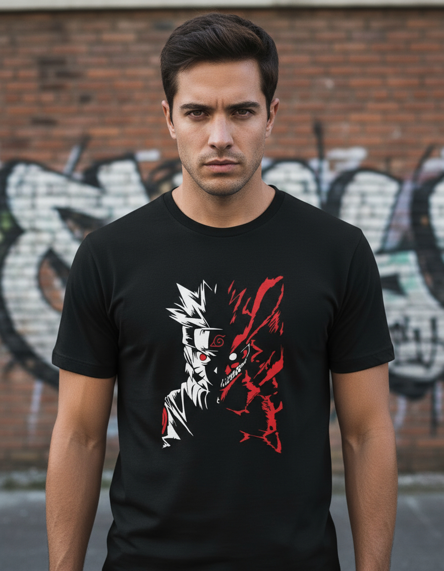 Remera Naruto Zorro Anime Memoestampados - Imagen 3
