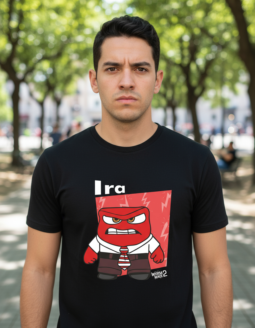 Remera: Intensamente 2 Ira Memoestampados - Imagen 3