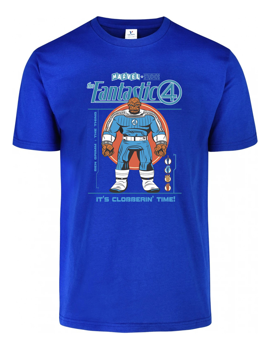 Remera: 4 Fantasticos Ben Grimm Memoestampados - Imagen 7