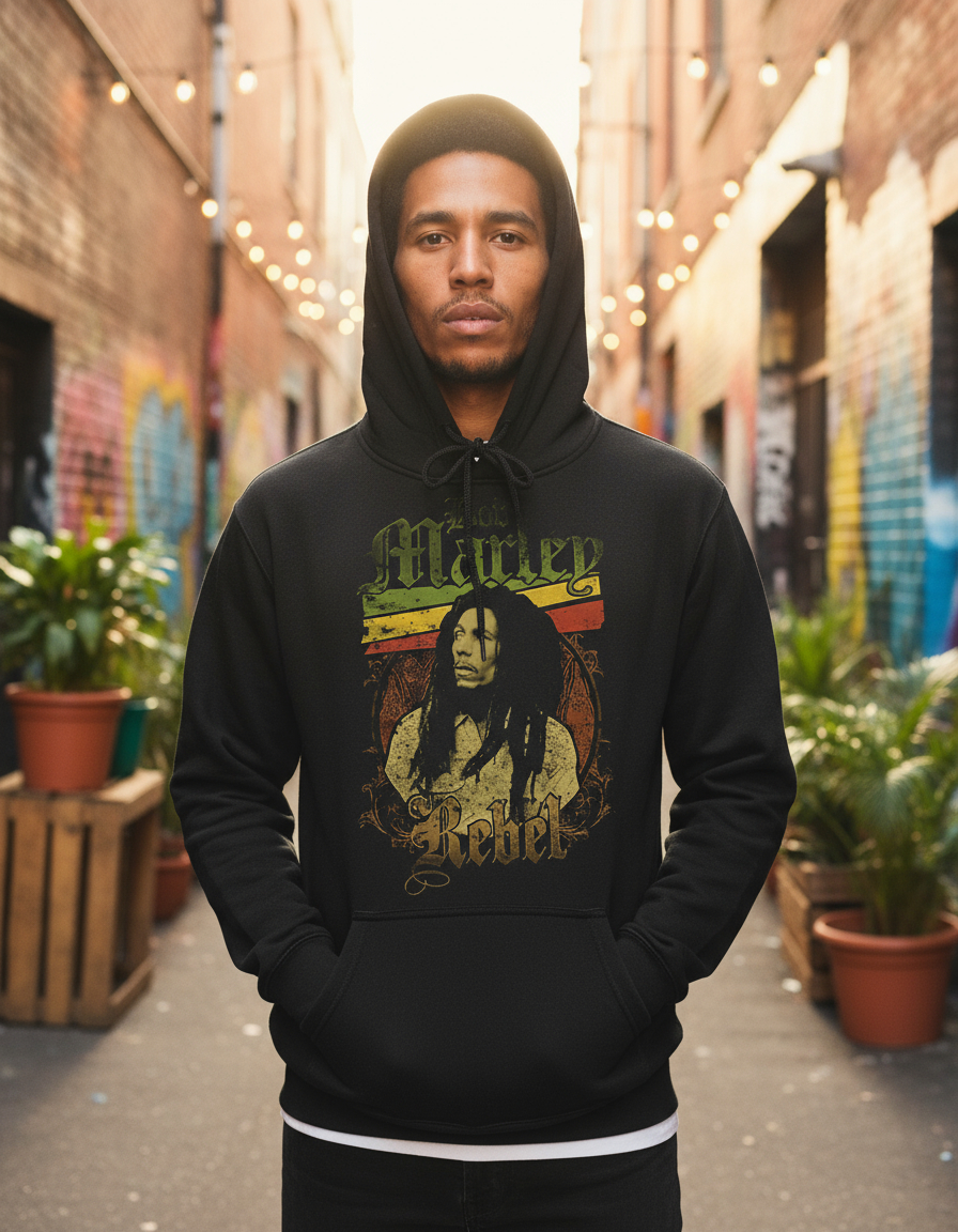 Canguro Bob Marley Rebel Memoestampados - Imagen 3