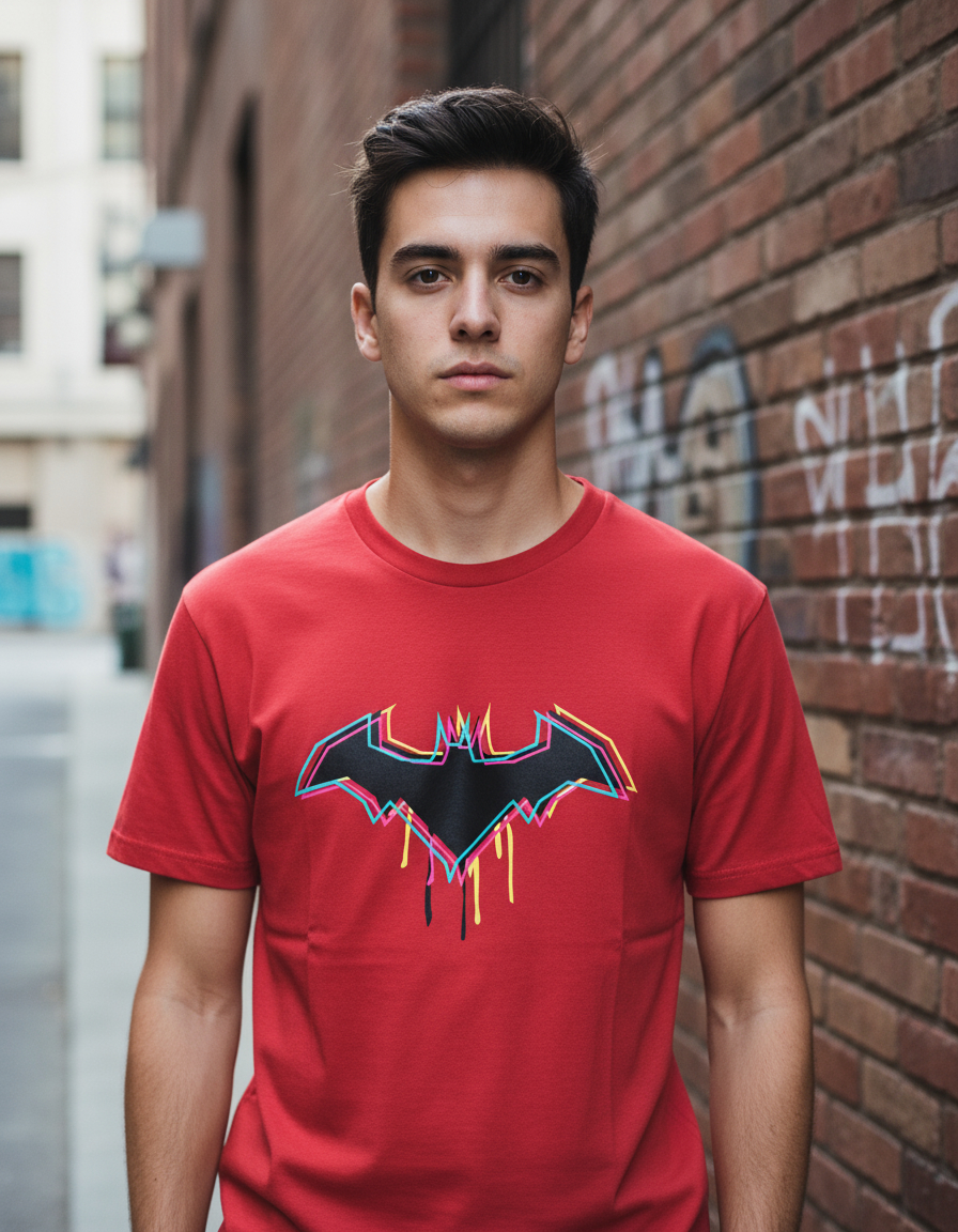 Remera Batman Logo Colores Memoestampados - Imagen 20