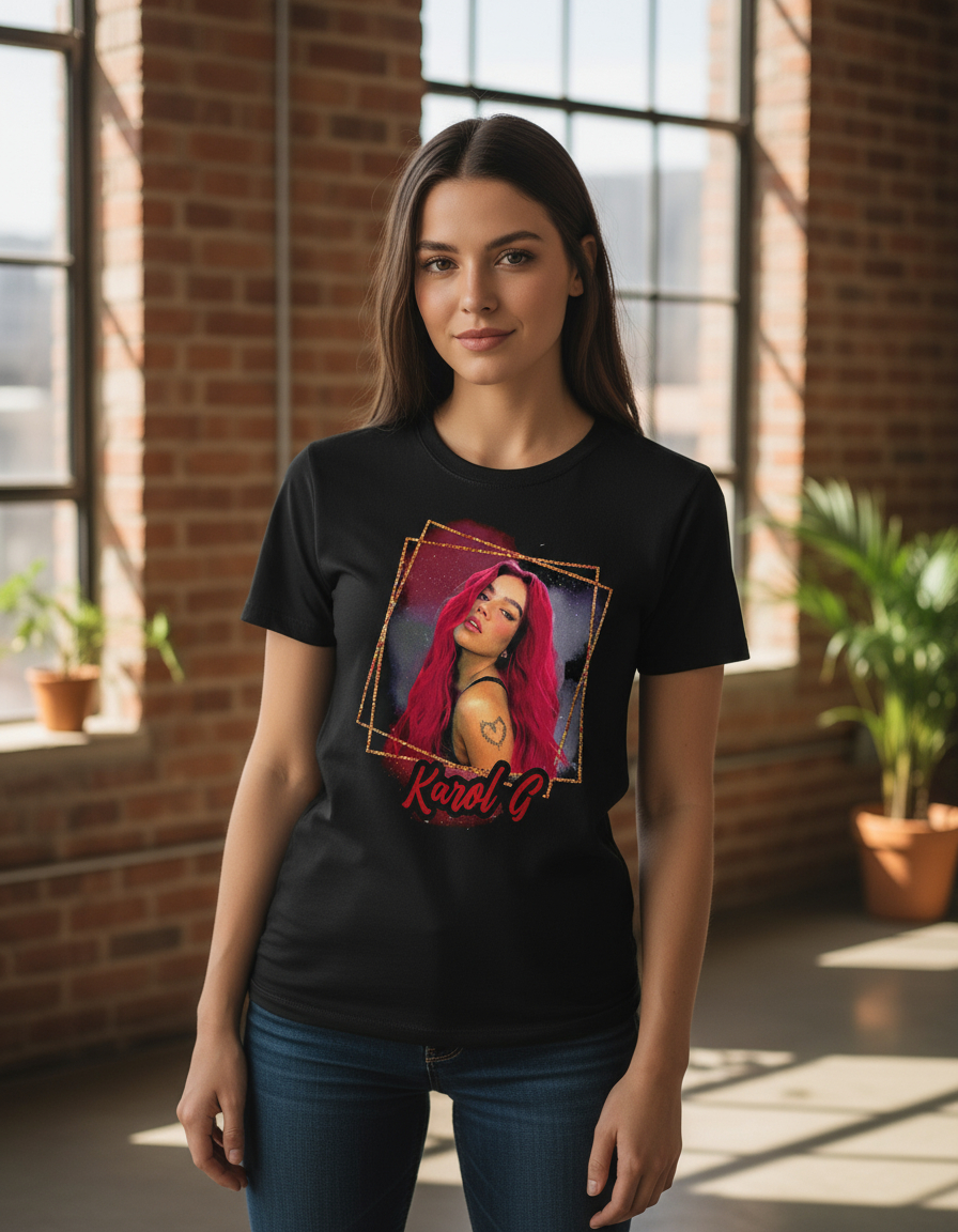 Remera: Karol G 01 Memoestampados