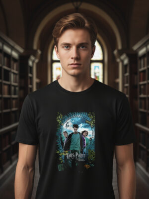 Remera: Harry Potter Caras Celeste Memoestampados