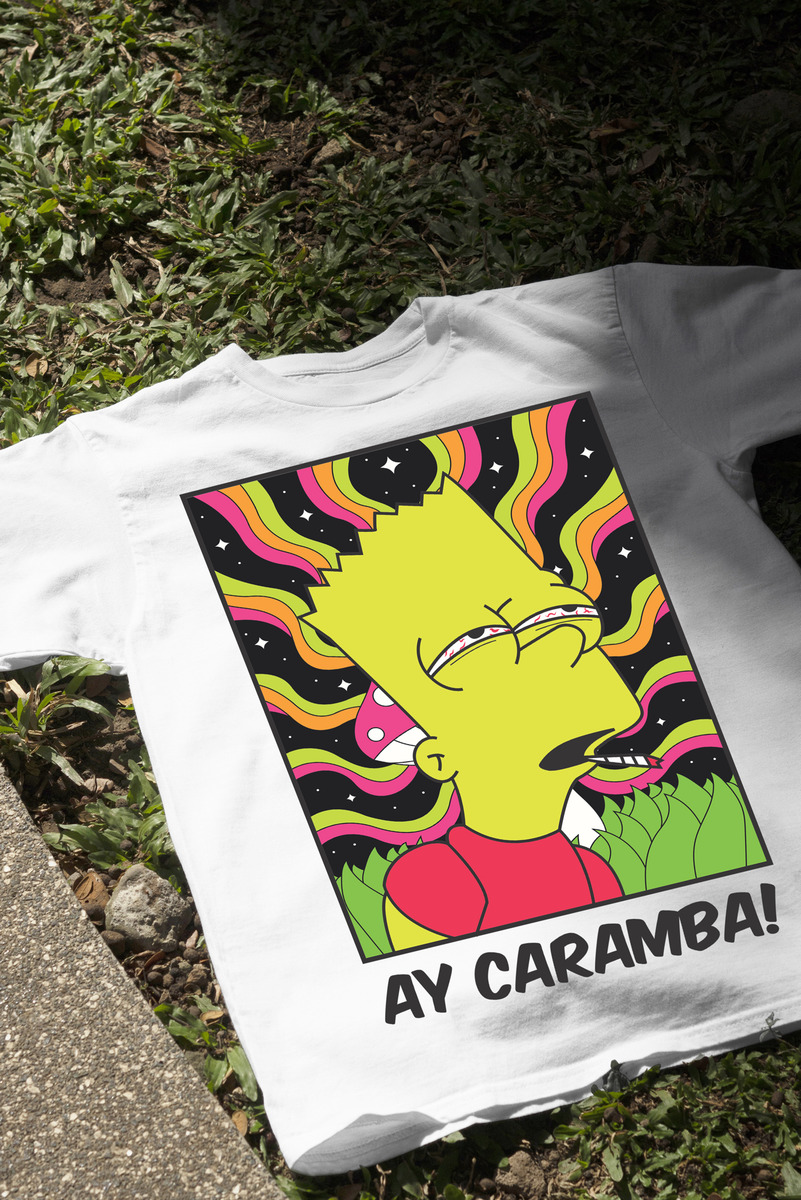 Remera: Bart Ay Caramba 02 Memoestampados - Imagen 12