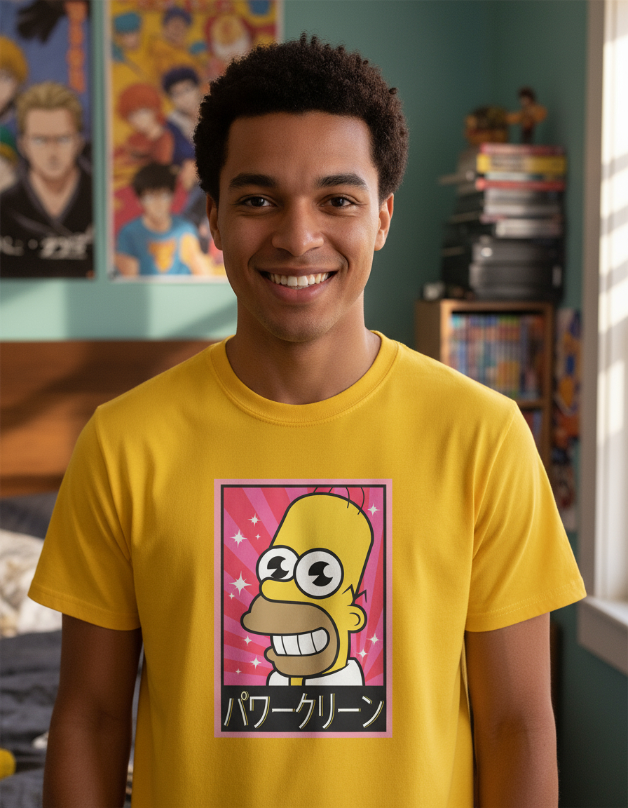 Remera: Homero Anime Memoestampados - Imagen 10