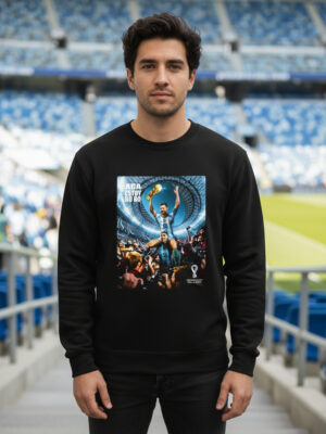 Buzo Messi Festejo Campeon Memoestampados