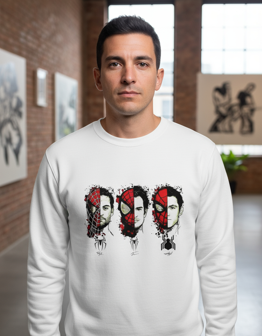 Buzo Spiderman Caras Memoestampados - Imagen 6